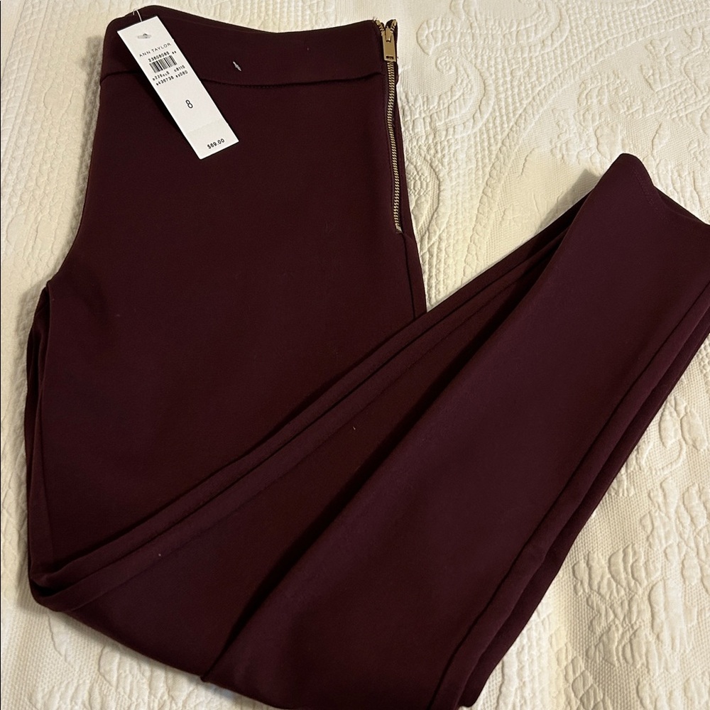 Ann Taylor Deep Red Pants